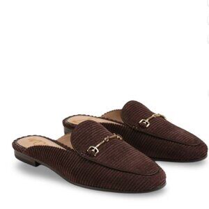 Sam Edelman Linnie Women's Brown Cordoroy Mule